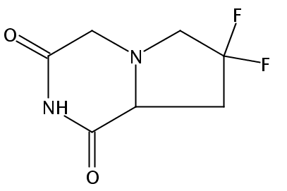 7,7-二氟四氢吡咯并[1,2-a]吡嗪-1,3(2H,4H)-二酮
