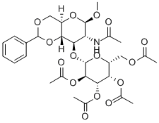 甲基2-乙酰氨基-4,6-O-亚苄基-2-脱氧-3-O-(2,3,4,6-四-O-乙酰基-beta-D-吡喃半乳糖基)-beta-D-吡喃葡萄糖苷