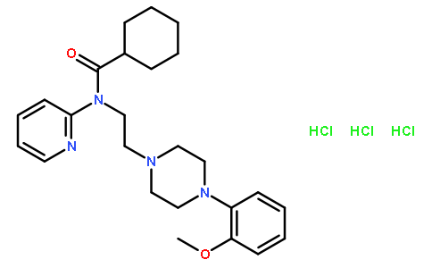 N-(2-(4-(2-甲氧基苯基)哌嗪-1-基)乙基)-N-(吡啶-2-基)环己甲酰胺
