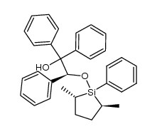 2S-2-[(2S,5S-2,5-dimethyl-1-phenyl-1-silacyclopentyl)oxy]-1,1,2-triphenylethanol