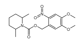 N-{[(4,5-dimethoxy-2-nitrobenzyl)oxy]carbonyl} 2,6-dimethylpiperidine