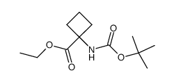 1-(叔丁氧基羰基氨基)环丁烷羧酸乙酯