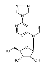7-(β-D-ribofuranosyl)-4-(1,2,4-triazol-4-yl)pyrrolo[2,3-d]pyrimidine