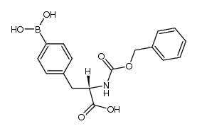 N-benzyloxycarbonyl-4-borono-L-phenylalanine