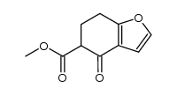 4-oxo-4,5,6,7-tetrahydrobenzofuran-5-carboxylic acid methyl ester