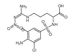 (R)-N2 -[(4-amino-3,5-dichlorophenyl)sulphonyl]-N5 -[amino(nitroimino)methyl]-ornithine