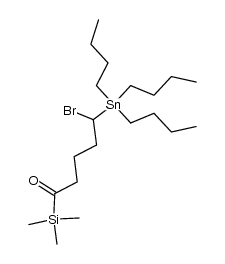 5-bromo-5-tributyl-stannyl-1-trimethyl-silyl-1-pentanone
