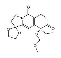 (S)-4'-ethyl-4'-(methoxymethoxy)-7',8'-dihydrospiro[[1,3]dioxolane-2,6'-pyrano[3,4-f]indolizine]-3',10'(1'H,4'H)-dione