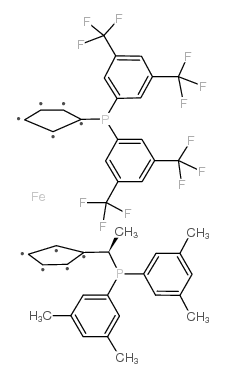 (R)-(-)-1-{(S)-2-[双(3,5-二-三氟甲基苯基)膦]二茂铁基}乙基二-3,5-二甲苯基膦