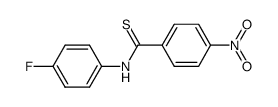 N-(4-fluorophenyl)-4-nitro-1-benzenecarbothioamide