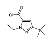 5-tert-butyl-2-ethylpyrazole-3-carbonyl chloride