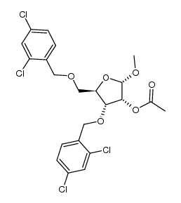 2-O-acetyl-3,5-bis-O-(2,4-dichlorophenylmethyl)-1-O-methyl-α-D-ribofuranose