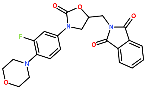 (S)-N-[[3-(3''-氟- 4''-吗啉基苯基)-2- 氧代-5-噁唑烷基]甲 基]邻苯二甲酰亚胺