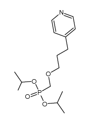 bis(2-propyl) 3-(4-pyridinyl)propoxymethanephosphonate