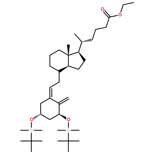 (5R)-ethyl 5-((1R,3aS,7aR)-4-((E)-2-((3S,5R)-3,5-bis(tert-butyldimethylsilyloxy)-2-methylenecyclohexylidene)ethyl)-7a-methylocta