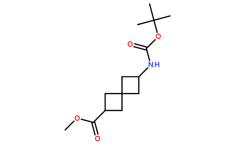 6-((叔丁氧基羰基)氨基)螺[3.3]庚烷-2-羧酸甲酯