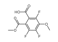 4-methoxy-3,5,6-trifluorophthalic acid-1-methyl ester