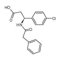 (S)-β-(N-phenylacetylamino)-β-(4-chlorophenyl)propionic acid