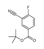 2-Methyl-2-propanyl 3-cyano-4-fluorobenzoate