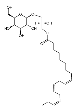 3-O-β-D-galactopyranosyl-1-O-[(9Z,12Z,15Z)-octadeca-9,12,15-trienoyl]-sn-glycerol