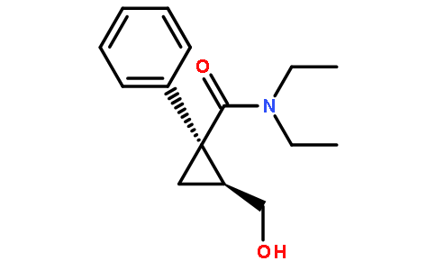 外消旋N,N-二乙基-2-(羟基甲基)-1-苯基-环丙烷甲酰胺