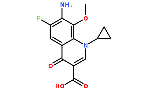 7-氨基-1-环丙基-6-氟-8-甲氧基-4-氧代-1,4-二氢喹啉-3-羧酸