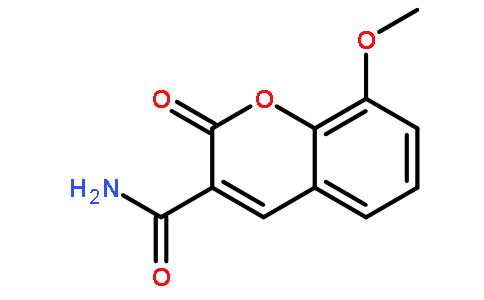 8-甲氧基-2-氧代-2H-苯并吡喃-3-甲酰胺 254434