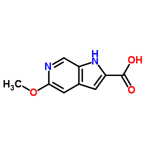 5-甲氧基-1H-吡咯并[2,3-c]吡啶-2-甲酸 102191