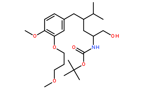[(1S,3S)-1-(羟甲基)-3-[[4-甲氧基-3-(3-甲氧基丙氧基)苯基]甲基]-4-甲基戊基]氨基甲酸叔丁酯