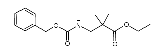 3-benzyloxycarbonylamino-2,2-dimethylpropionic acid ethyl ester