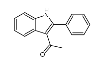 乙酮,  1-(2-苯基-1H-吲哚-3-基)-