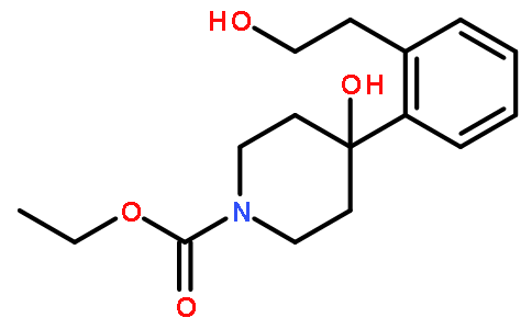 4-羟基-4-(2-(2-羟乙基)苯基)哌啶-1-甲酸乙酯