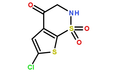 6-氯-2,3-二氢-4H-噻吩并[3,2-E][1,2]噻嗪-4-酮 1,1-二氧化物