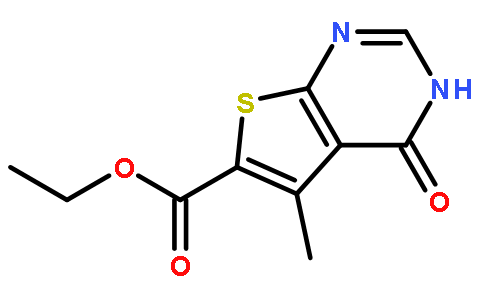 5-甲基-4-氧代-3,4-二氢噻吩并[2,3-d]-嘧啶-6-羧酸乙酯