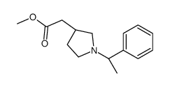 methyl 2-[(3R)-1-[(1S)-1-phenylethyl]pyrrolidin-3-yl]acetate
