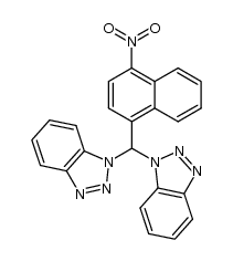 para-[Bis(benzotriazol-1-yl)methyl]nitronapthalene