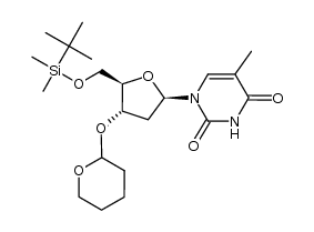 5'-O-(tert-butyldimethylsilyl)-3'-O-(tetrahydropyranyl)thymidine