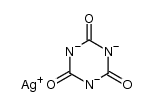 cyanuric acid trisilver salt