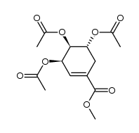 (1R,2S,3R)-5-(methoxycarbonyl)cyclohex-4-ene-1,2,3-triyl triacetate