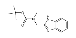2-[[N-(tert-butoxycarbonyl)-N-methyl]aminomethyl]benzimidazole