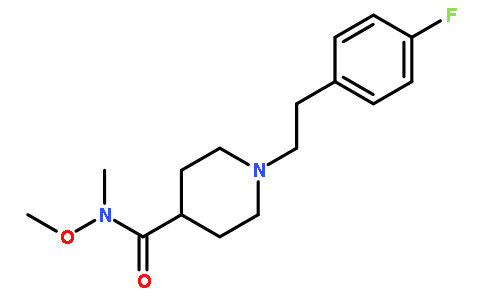 4-哌啶甲酰胺,1-[2-(4-氟苯基)乙基]-N-甲氧基-N-甲基-