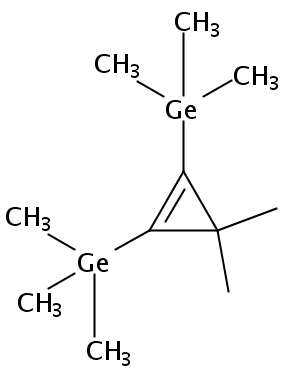 (3,3-dimethyl-2-trimethylgermylcyclopropen-1-yl)-trimethylgermane