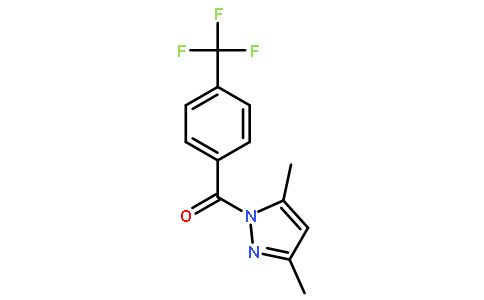 3,5-二甲基-1-[4-(三氟甲基)苯甲酰基]-1H-吡唑