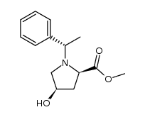 (2R,4R,1'S)-1-(1'-phenylethyl)-4-hydroxy-proline methyl ester