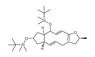 (1R,6S,11aS,13S,14aR)-1,13-bis{[tert-butyl(dimethyl)silyl]oxy}-6-methyl-1,6,7,8,9,11a,12,13,14,14a-decahydro-4H-cyclopenta[f]oxacyclotridecin-4-one