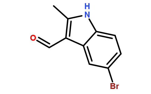 5-溴-2-甲基吲哚-3-羧醛
