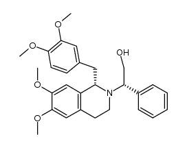 (S)-2-((S)-1-(3,4-dimethoxybenzyl)-6,7-dimethoxy-3,4-dihydroisoquinolin-2(1H)-yl)-2-phenylethanol
