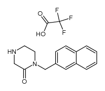 1-(2-naphthylmethyl)-2-oxopiperazine trifluoroacetate salt
