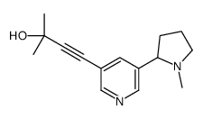 2-methyl-4-[5-(1-methylpyrrolidin-2-yl)pyridin-3-yl]but-3-yn-2-ol