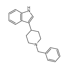 3-[1-benzyl -4-piperidinyl]-1H -indole